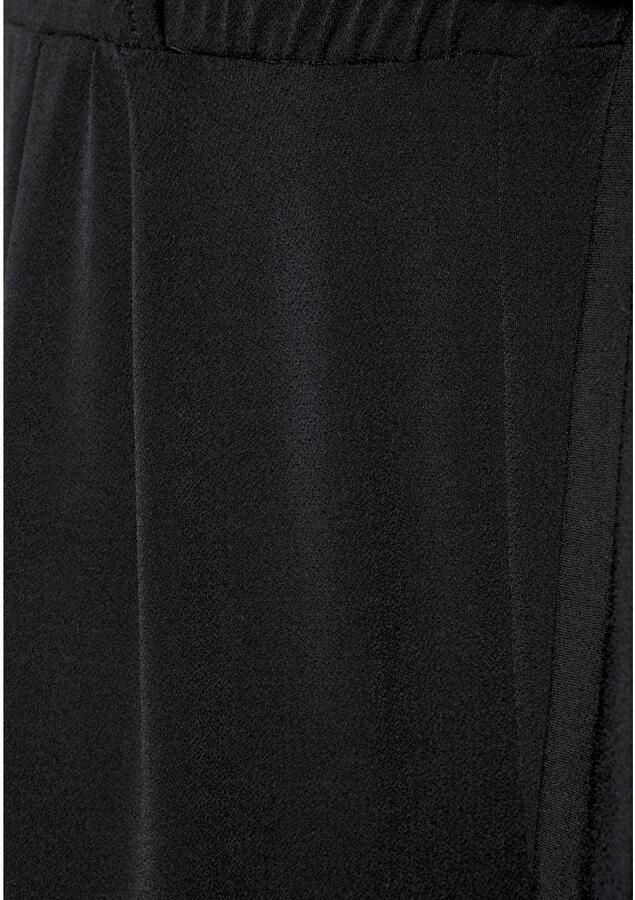 Lascana Culotte in 7 8-lengte en bindceintuur jersey broek casual-zomers (Met een bindceintuur)