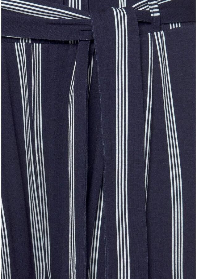 Lascana Culotte in paperbag look luchtige jersey broek casual (Met een bindceintuur) - Foto 2