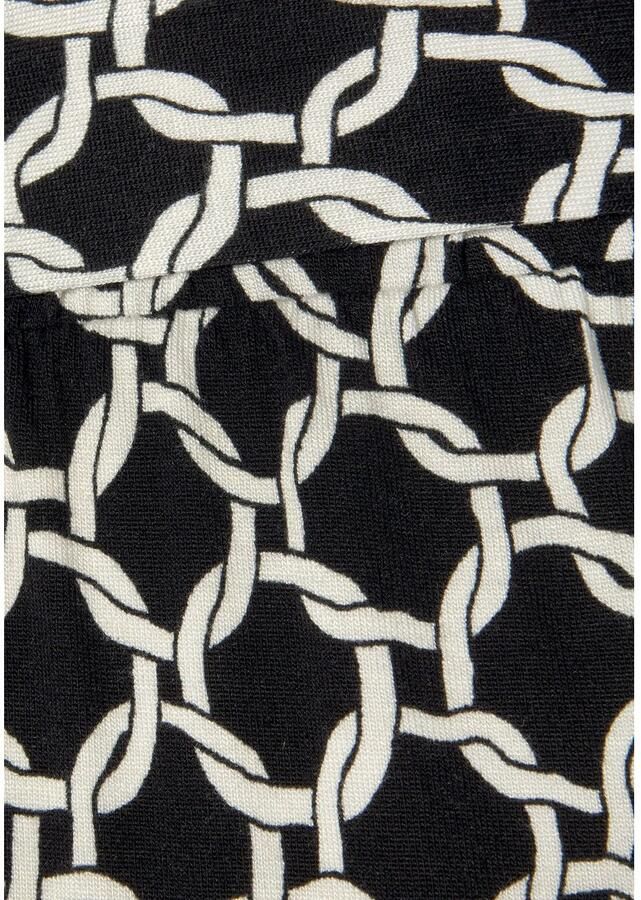 Lascana Culotte met all-over print 7 8 broek jersey broek (Met een bindceintuur) - Foto 2