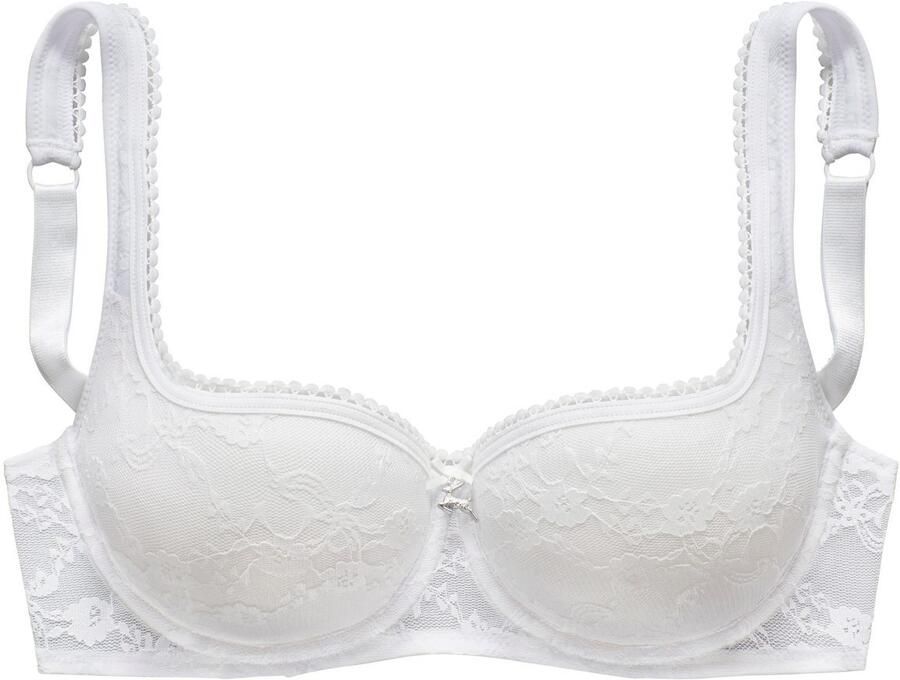 Lascana Dirndl-bh met beugel en mooie vierkante halslijn beugelbh sexy lingerie