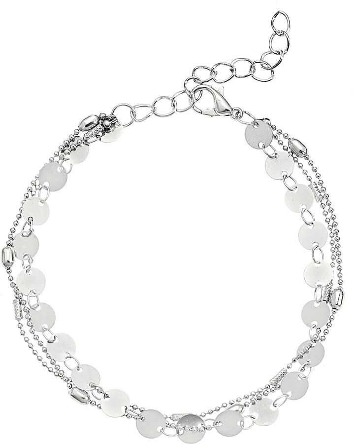 Lascana Enkelkettinkje met kleine schijfjes enkelketting-armband enkelkettingen set - Foto 2