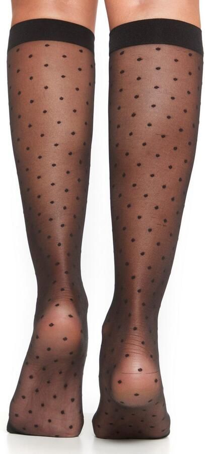 Lascana Fijne kniekousen met kleine stippen ontwerp (set 3 paar) - Foto 5