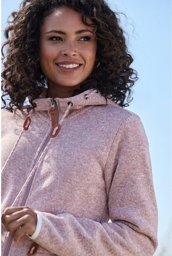 Lascana Fleecejack met een capuchon - Foto 5