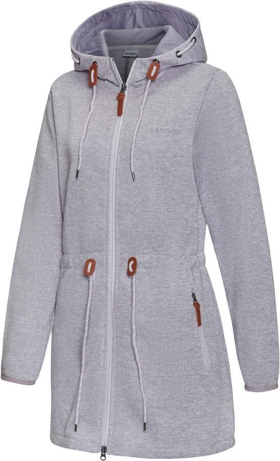 Lascana Fleecejack met een capuchon - Foto 7