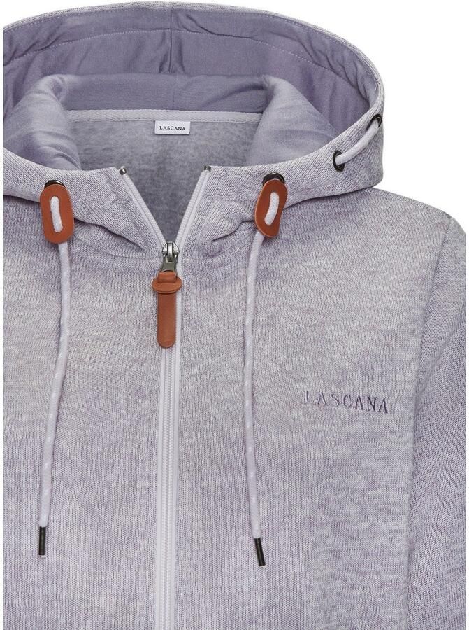 Lascana Fleecejack met een capuchon