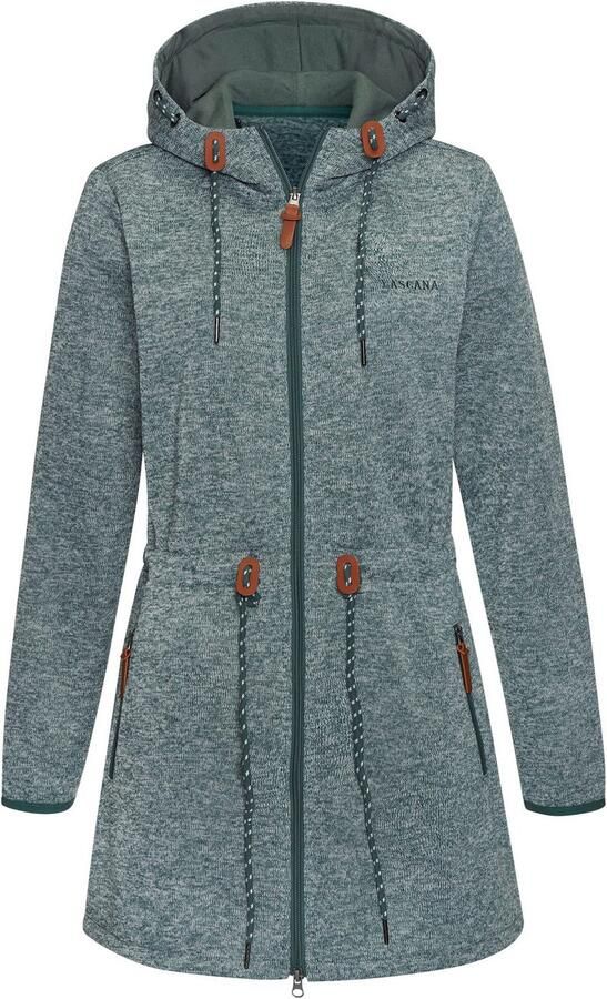 Lascana Fleecejack met een capuchon - Foto 6