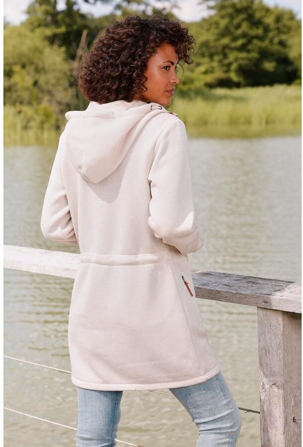 Lascana Fleecejack met een capuchon - Foto 5