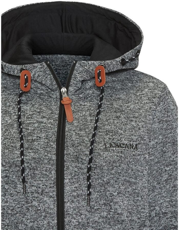 Lascana Fleecejack met een capuchon