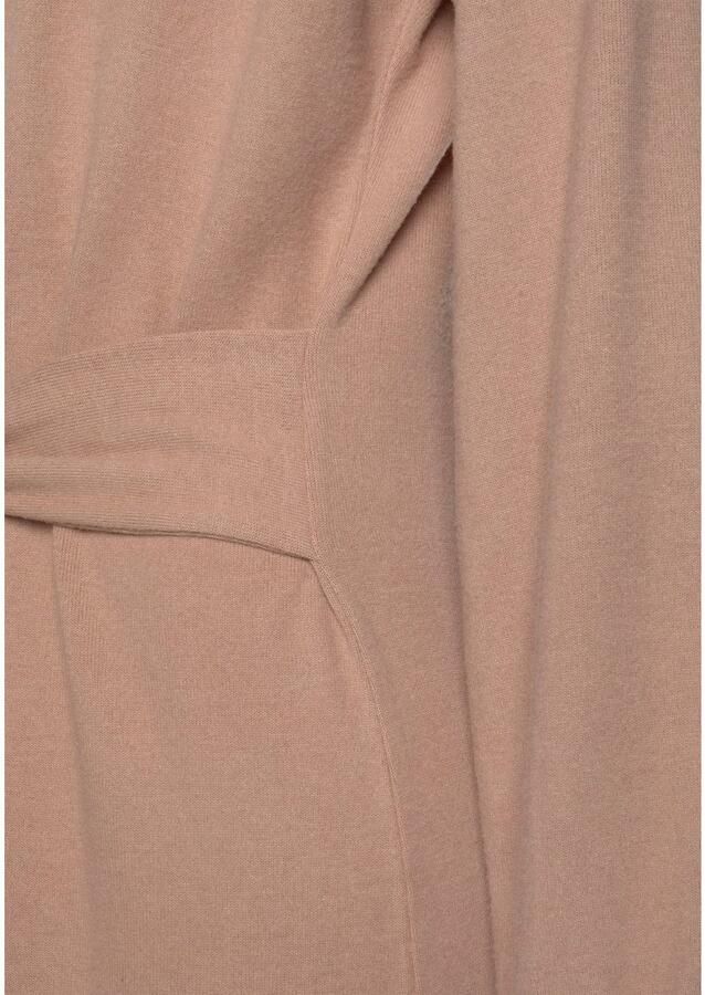 Lascana Gebreide jurk Loungejurk met tailleband loungewear - Foto 2