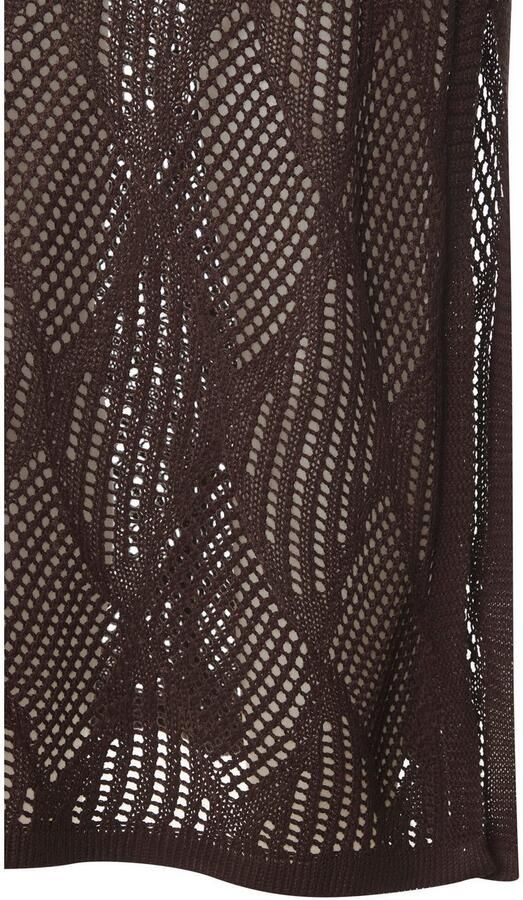 Lascana Gebreide jurk met ajourpatroon transparante strandjurk elegant - Foto 2