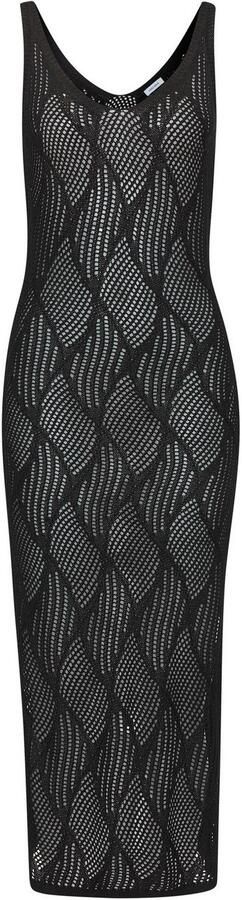 Lascana Gebreide jurk met ajourpatroon transparante strandjurk elegant - Foto 3