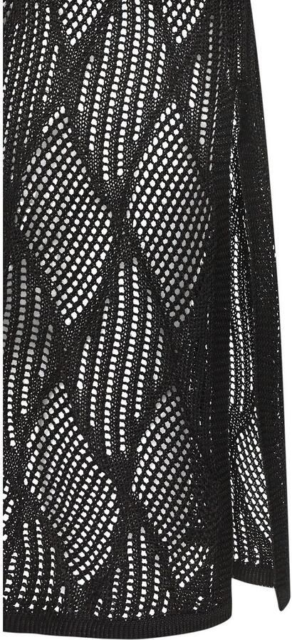 Lascana Gebreide jurk met ajourpatroon transparante strandjurk elegant - Foto 2