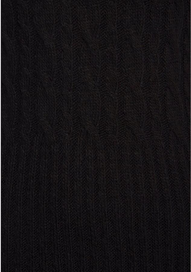 Lascana Gebreide jurk met kabelpatroon figuuraccentuerend trui-jurk herfstachtig