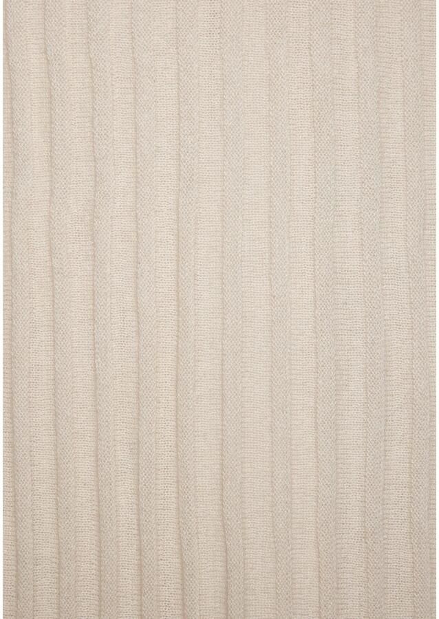 Lascana Gebreide rok in plissé-look elegante maxirok van structuurbreisel