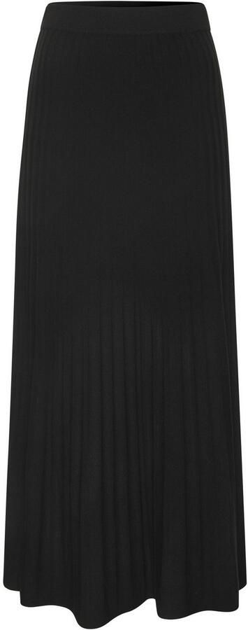 Lascana Gebreide rok in plissé-look elegante maxirok van structuurbreisel - Foto 3
