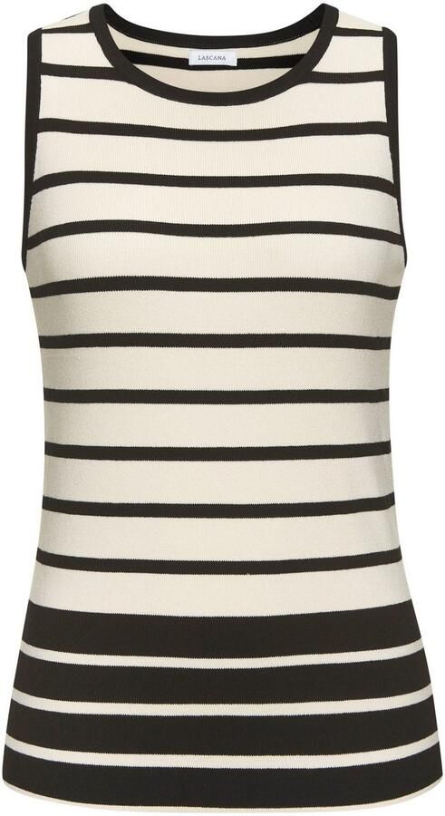 Lascana Gebreide top met strepen - Foto 4