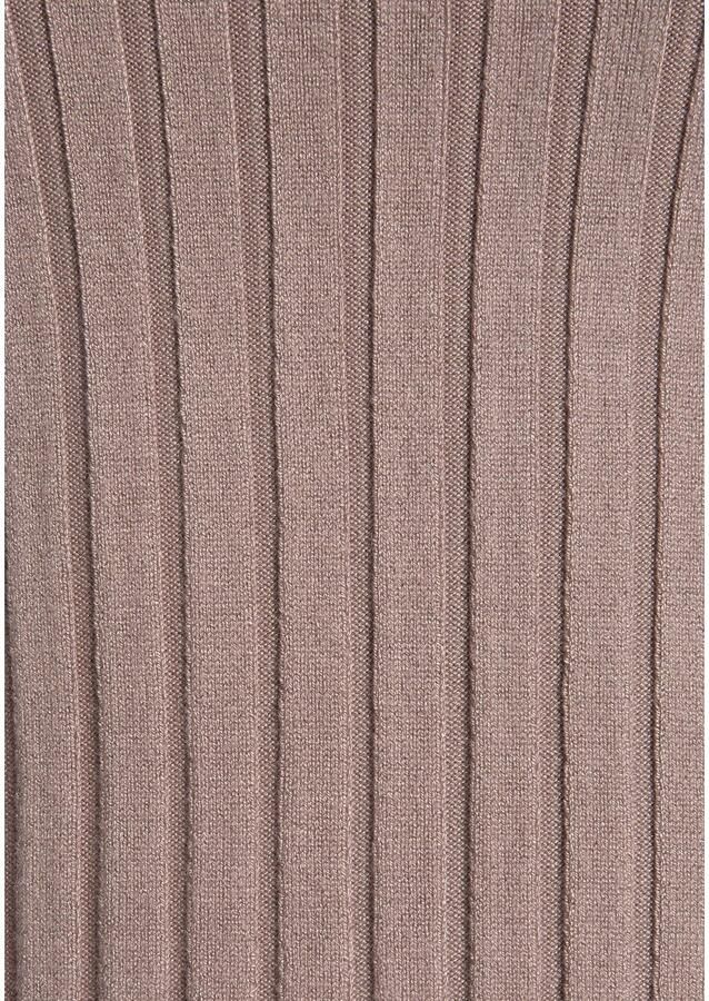 Lascana Gebreide top van zacht ribgebreid met opstaande kraag modieus - Foto 2