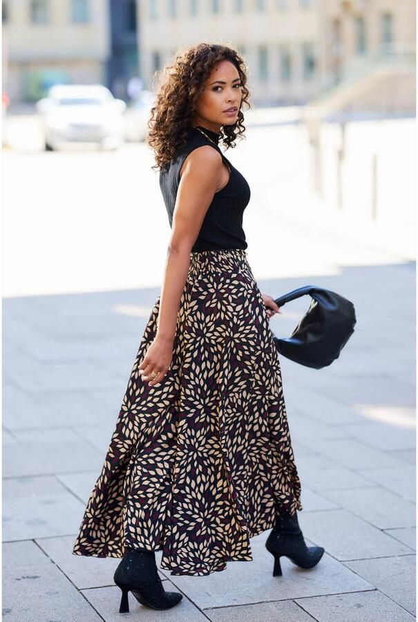 Lascana Gebreide top van zacht ribgebreid met opstaande kraag modieus - Foto 4