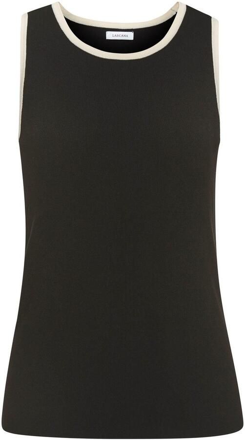 Lascana Gebreide top van zachte fijne brei basic tanktop smalle pasvorm - Foto 3