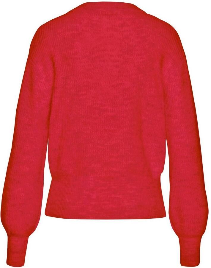 Lascana Gebreide trui in melange-look losse damespullover basic