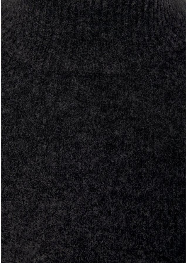 Lascana Gebreide trui -Lounge Pullover met staande kraag en ribboorden loungewear - Foto 2