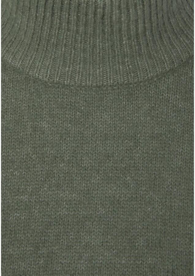 Lascana Gebreide trui -Lounge Pullover met staande kraag en ribboorden loungewear - Foto 3