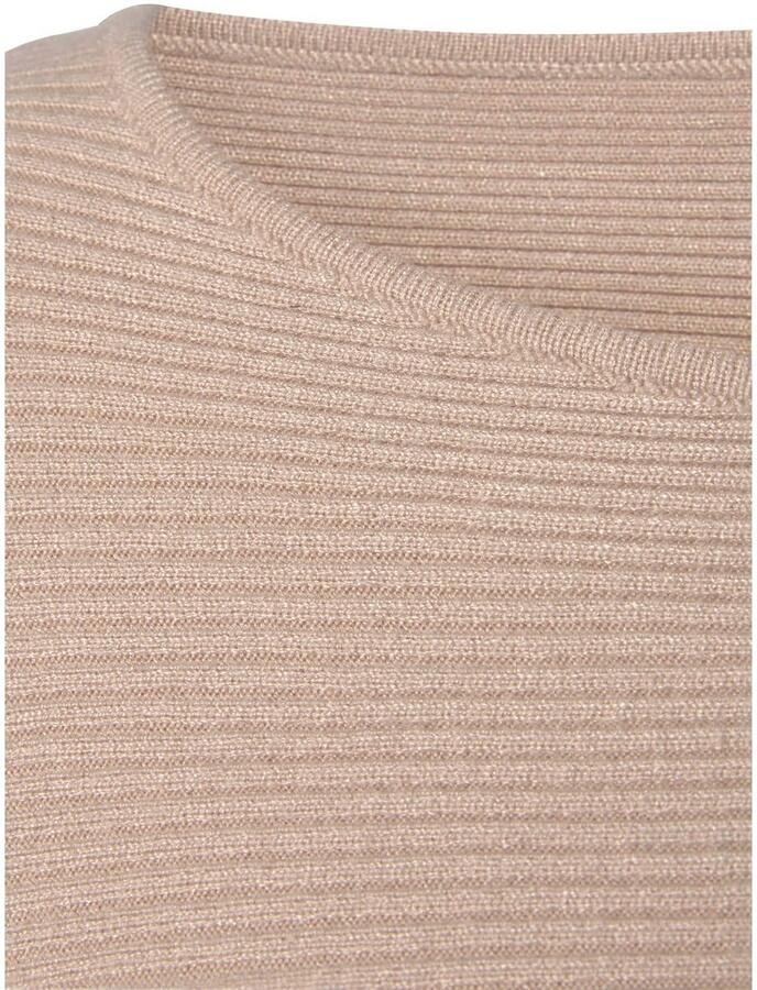 Lascana Gebreide trui met colorblock-look en lichte vleermuismouwen - Foto 2