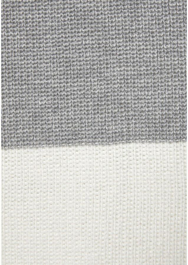 Lascana Gebreide trui met colorblock-strepen damestrui van katoenmix - Foto 5