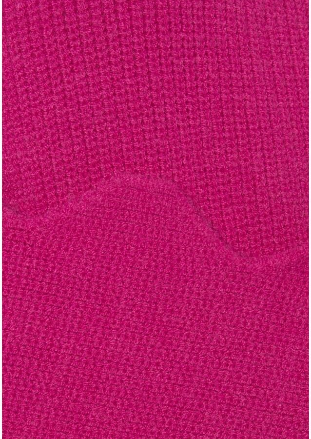 Lascana Gebreide trui met golfrand modieuze damespullover met bijzondere halslijn - Foto 2