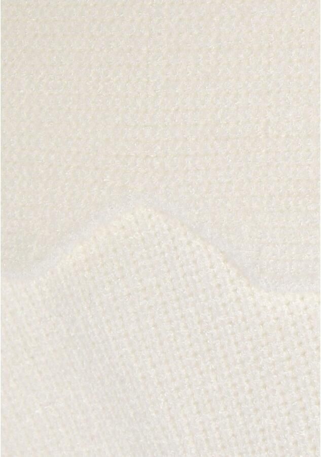 Lascana Gebreide trui met golfrand modieuze damespullover met bijzondere halslijn - Foto 2