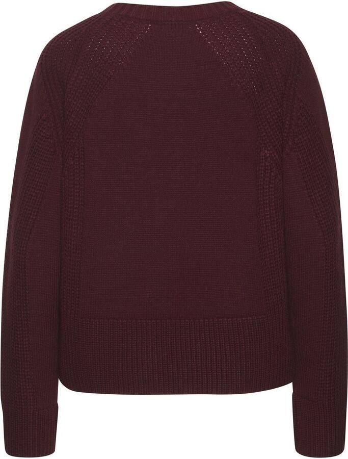 Lascana Gebreide trui met grof brei-details dames trui met ronde hals - Foto 3