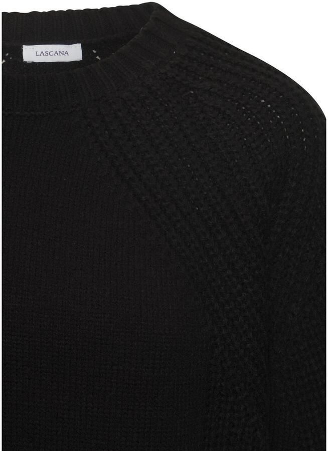 Lascana Gebreide trui met grof brei-details dames trui met ronde hals - Foto 2
