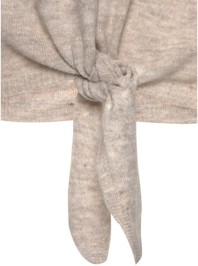 Lascana Gebreide trui met u-vormige hals en knoopdetails casual-chic