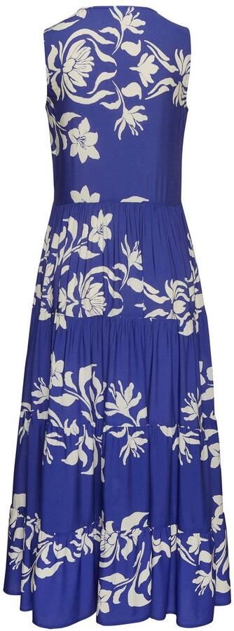 Lascana Gedessineerde jurk met ruches - Foto 5