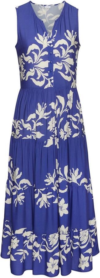 Lascana Gedessineerde jurk met ruches - Foto 4