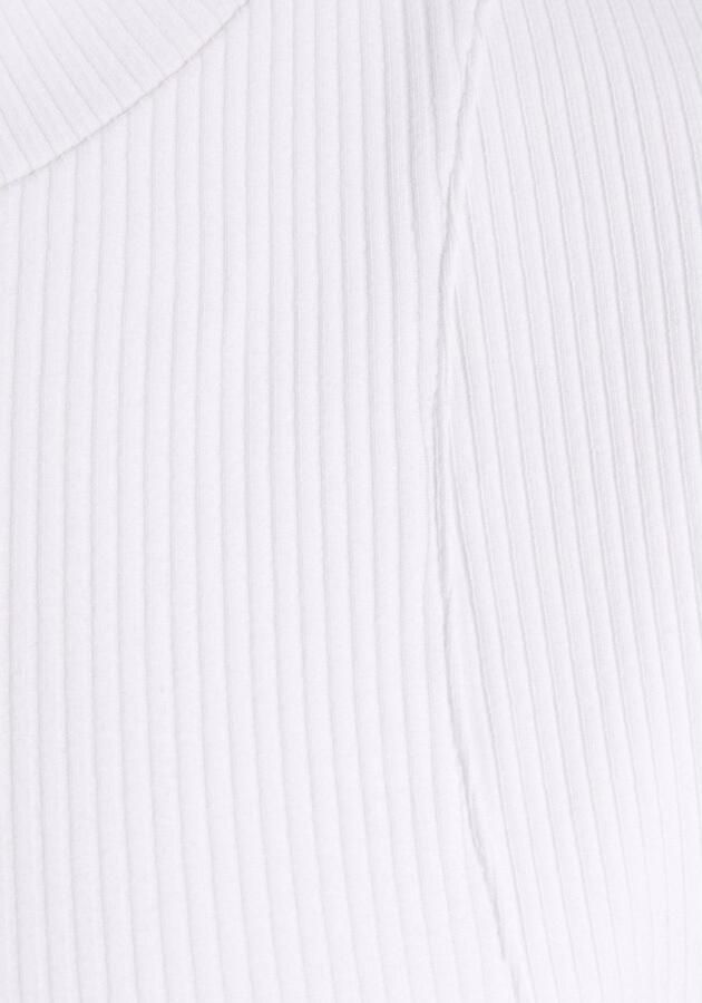 Lascana Geribde tanktop met brede schouderbanden nauwsluitende pasvorm - Foto 5