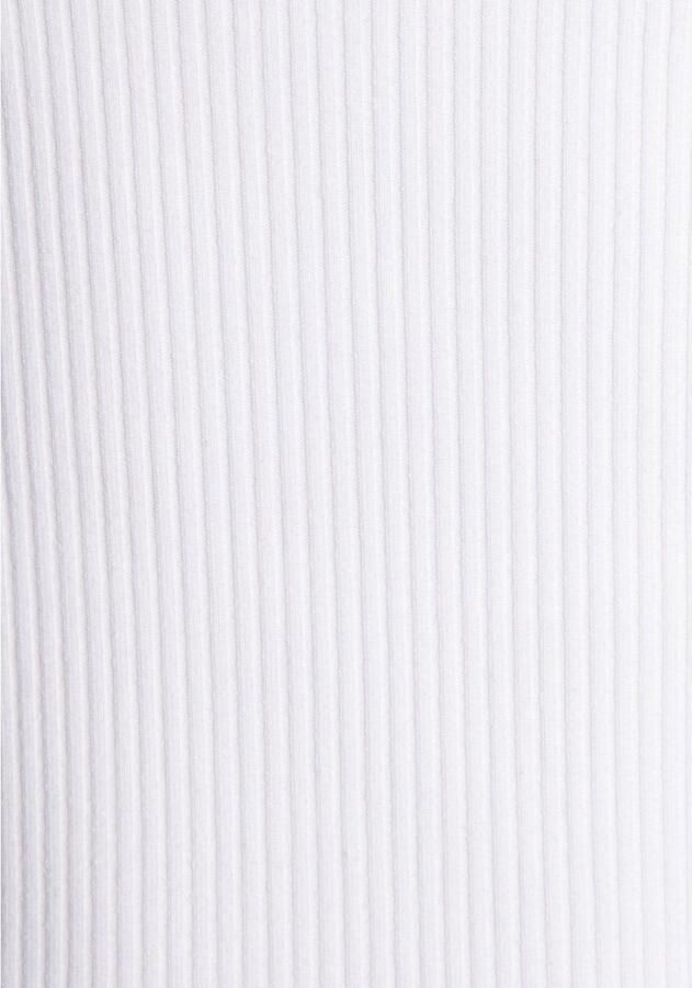 Lascana Geribde tanktop met brede schouderbanden nauwsluitende pasvorm - Foto 4