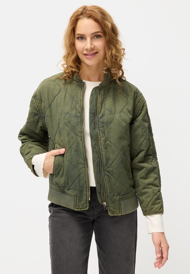 Lascana Gewatteerde jas in modieuze look met zakken bomber-design - Foto 3