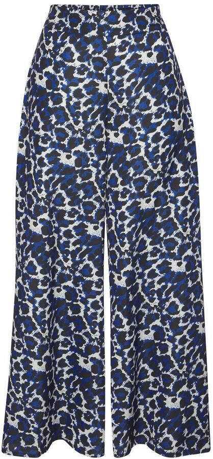 Lascana Geweven broek van lichte satijnkwaliteit wijde palazzo broek stoffen broek - Foto 4