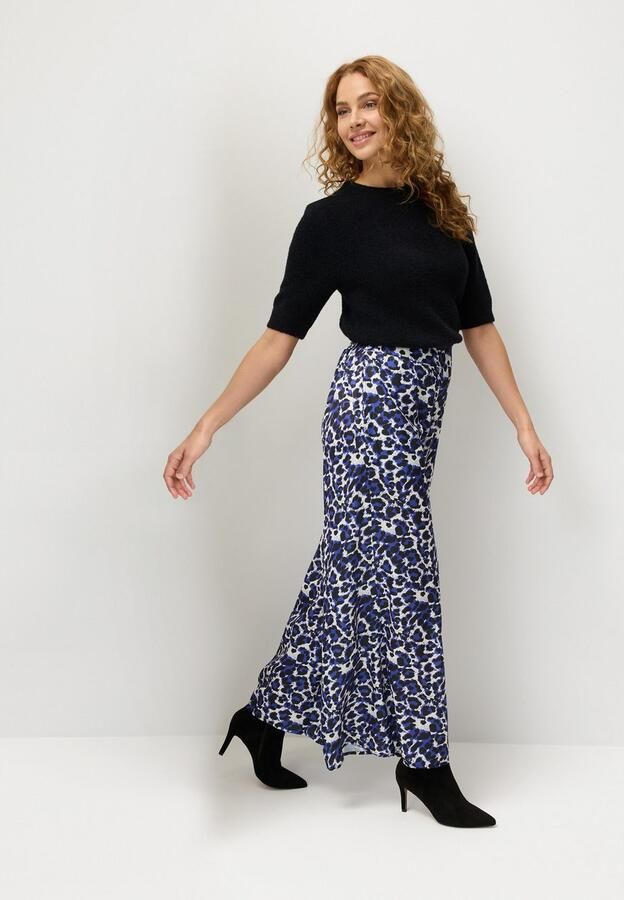 Lascana Geweven broek van lichte satijnkwaliteit wijde palazzo broek stoffen broek - Foto 3