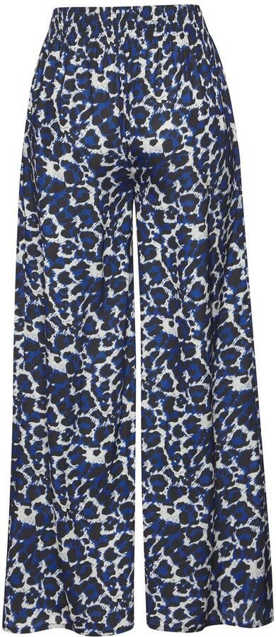 Lascana Geweven broek van lichte satijnkwaliteit wijde palazzo broek stoffen broek - Foto 5