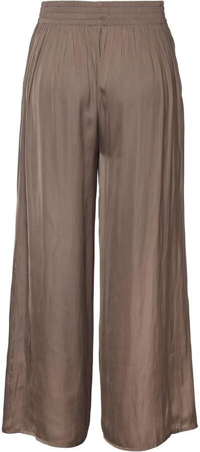 Lascana Geweven broek van lichte satijnkwaliteit wijde palazzobroek met zakken stofbroek - Foto 6