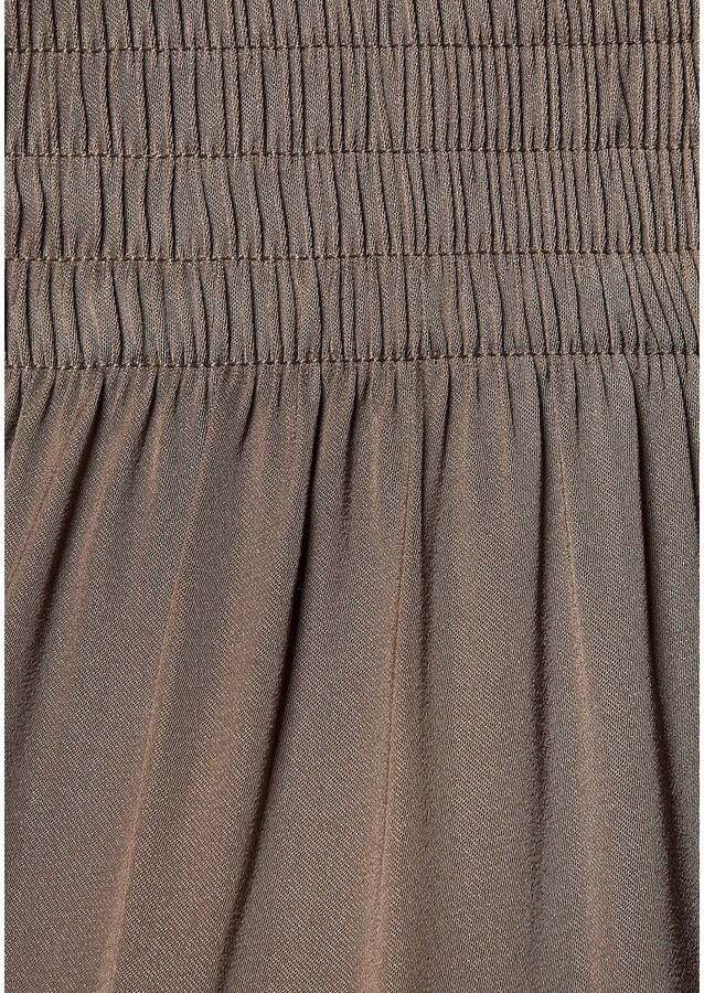 Lascana Geweven broek van lichte satijnkwaliteit wijde palazzobroek met zakken stofbroek - Foto 2