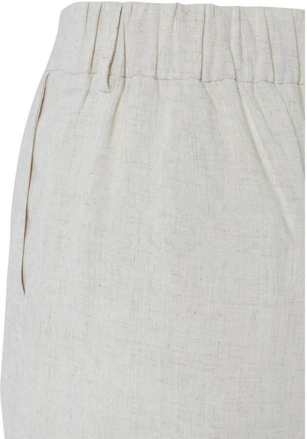 Lascana Geweven short met zakken linnenbroek zomershort met riemlussen modieus - Foto 5