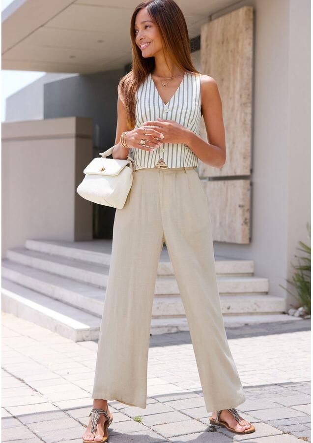 Lascana Gilet figuuraccentuerende snit en modieus verkorte lengte - Foto 3