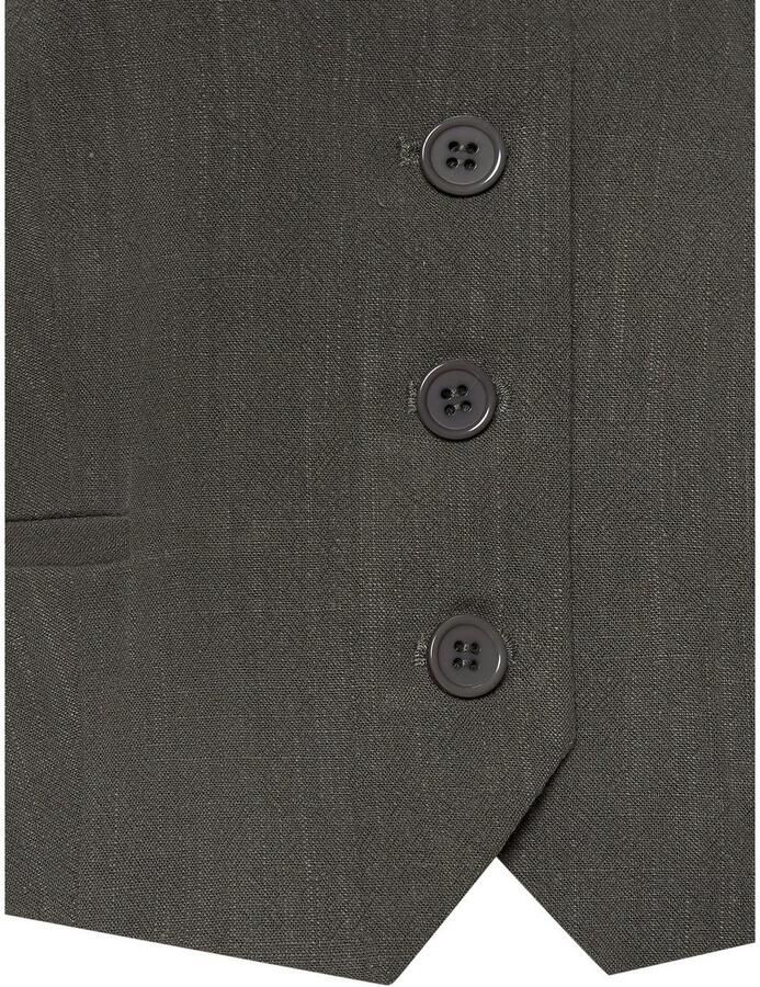 Lascana Gilet figuuraccentuerende snit en modieus verkorte lengte