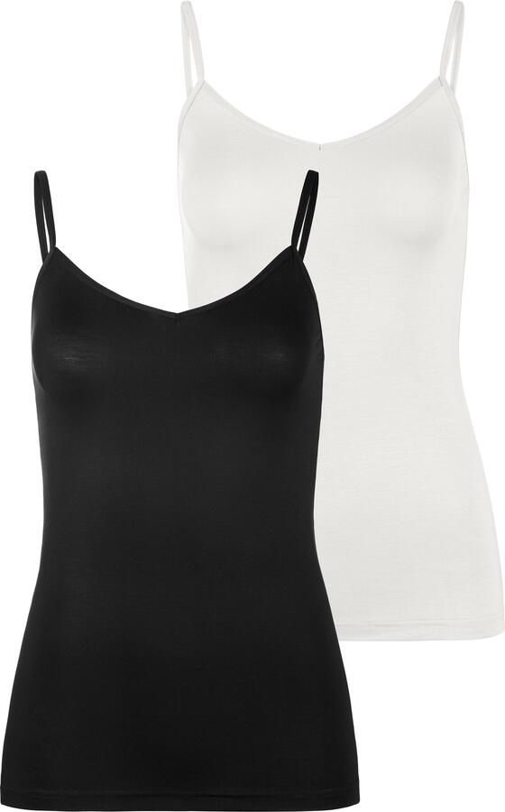 Lascana Hemd Spaghettibandjes-top onderhemd (2 stuks Set van 2) - Foto 11