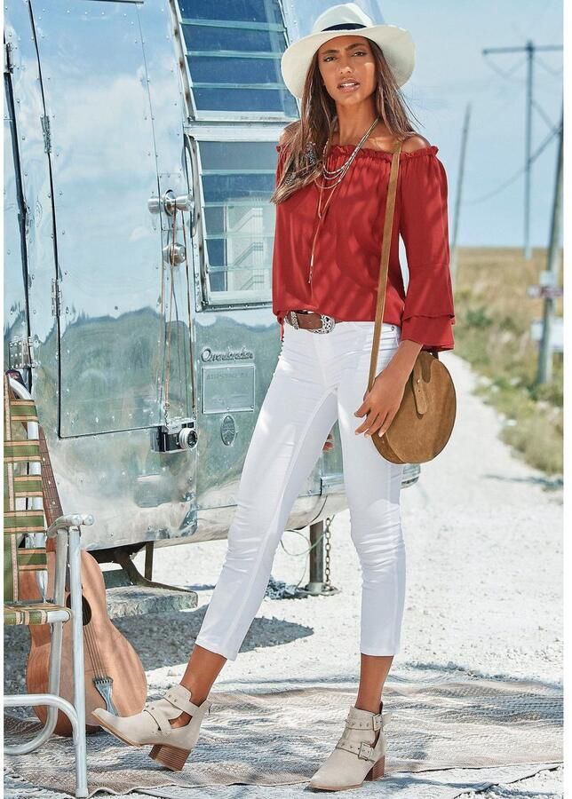 Lascana Heupriem Broekriem met gesp in western-look riem jeansriem westernriem