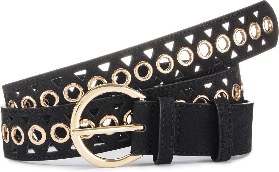 Lascana Heupriem Broekriem met kleine cut-outs riem jeansriem - Foto 2