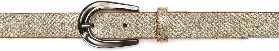 Lascana Heupriem Leren riem smalle riem in metallic-slang-look voor broeken jeans & jurken - Foto 3